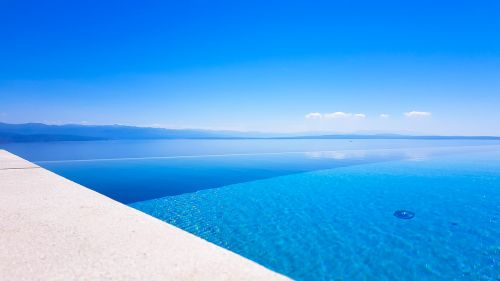 sea pool blue