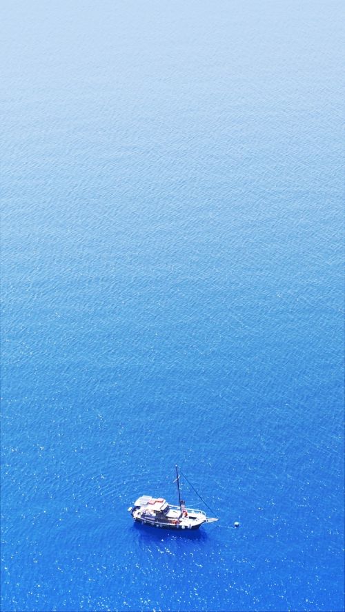 sea ship blue