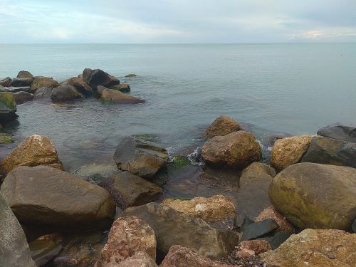 sea stones beach