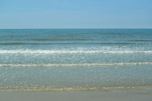 sea waves sand