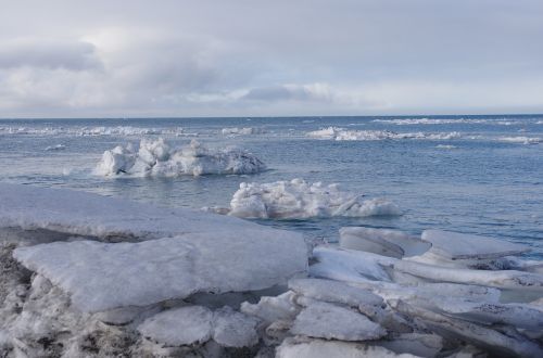 sea ice beach
