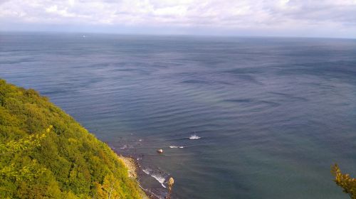 sea clouds water