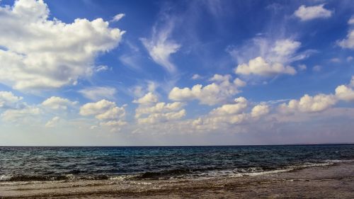 sea sky clouds