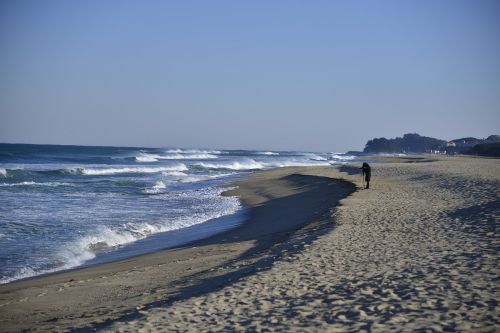 sea the body of water beach