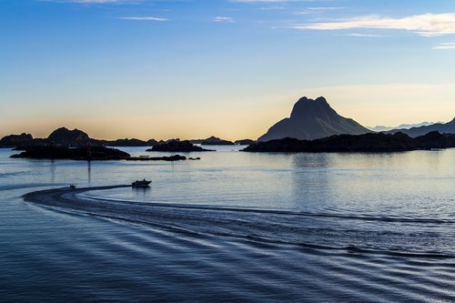 sea  evening  sunset