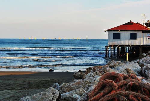 sea  evening  sunset