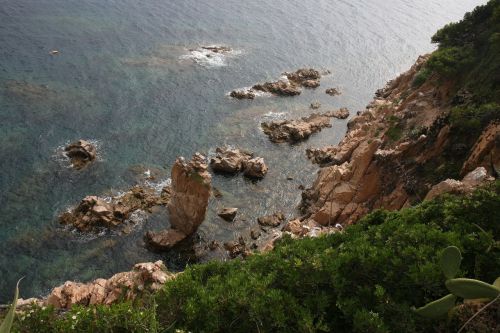sea mountains cliff