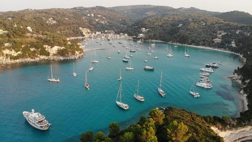 sea  coastline  boats