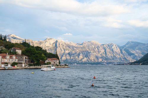 sea  mountains  landscape