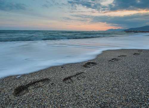 sea  beach  dawn