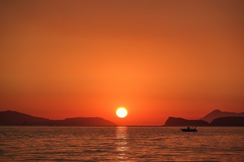 sea  water  sunset