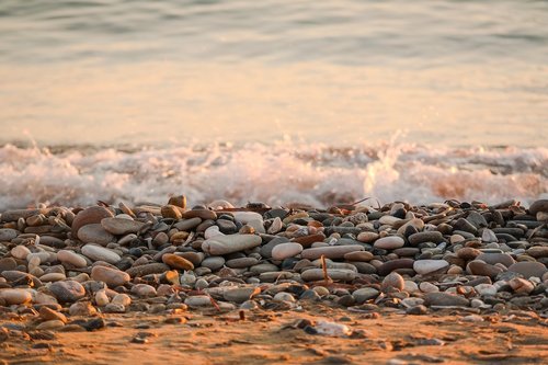 sea  beach  pebble