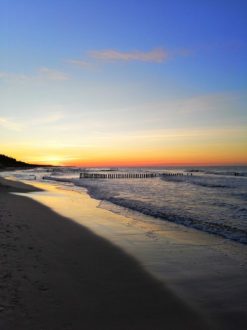 sea  sunset  beach