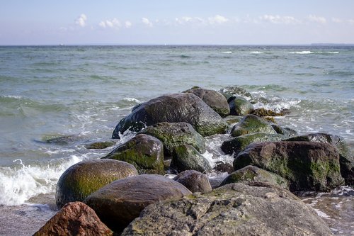 sea  stones  water