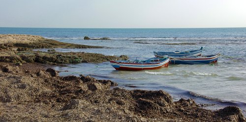 sea  boat  coast