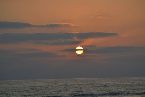 sea beach sunset