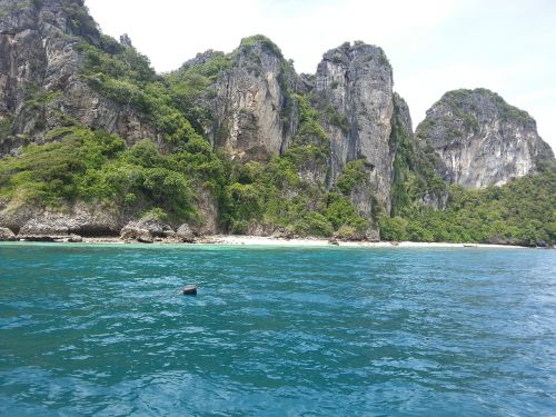 sea rock cliff