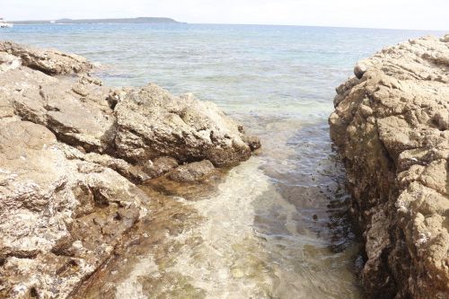 sea rocks water