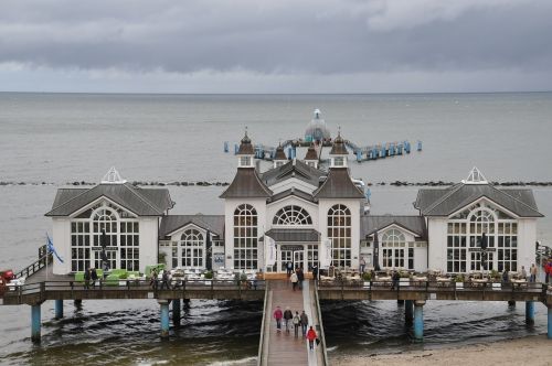 sea bridge binz baltic sea