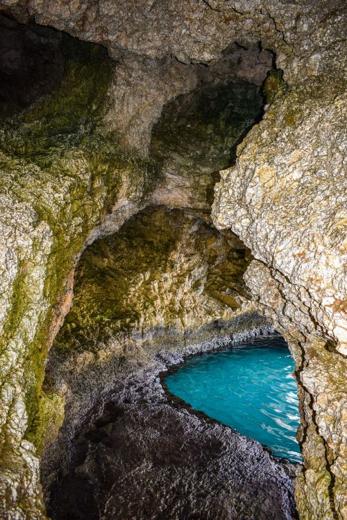 sea cave natural pool grotto