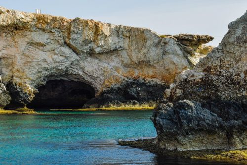 sea caves rock erosion