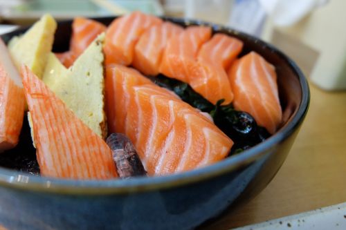 seafood salmon fish
