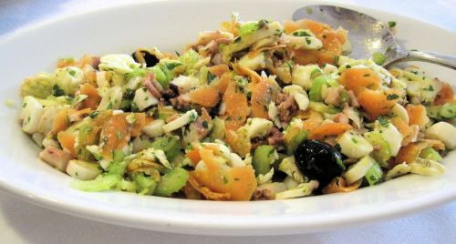 seafood salad octopus celery