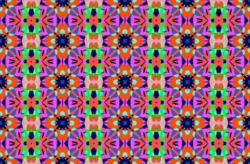 Seamless Abstraction Motley Pattern