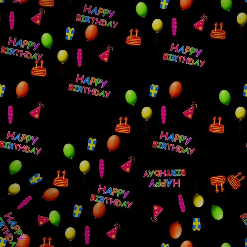 Seamless Birthday Tile