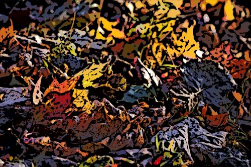 Seamless Fall Leaves Background