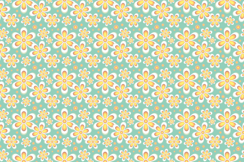 seamless pattern floral pastels