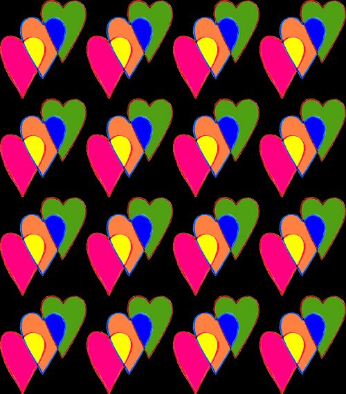 Seamless Pattern With A Hearts