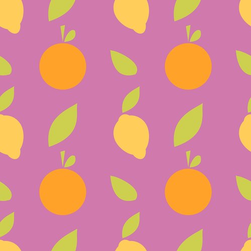 seamlessly  pattern  fruits