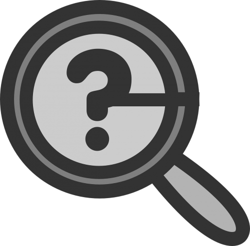 search question symbol