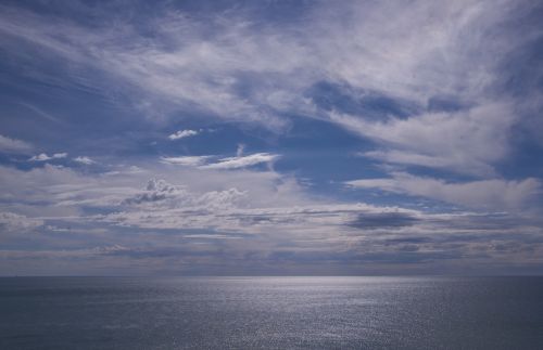 seascape clouds sky ocean