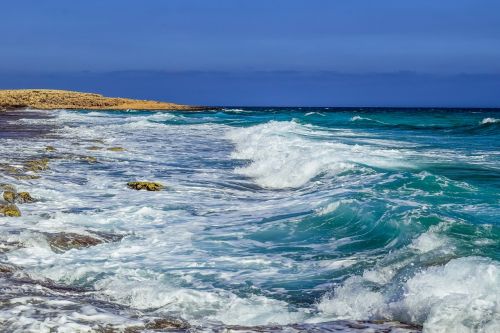 seascape rough sea waves