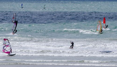 seascape wind surfing kite surfing