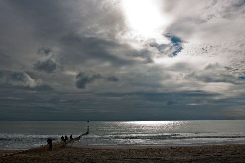 seascape beach sunlight