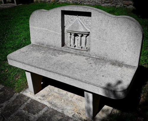 seat stone bench