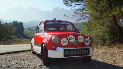 seat 600 abarth red