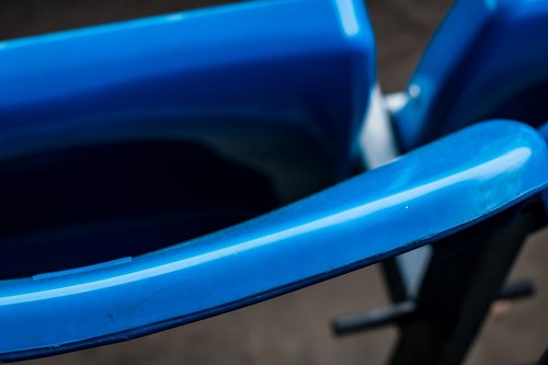 seats  blue  chair