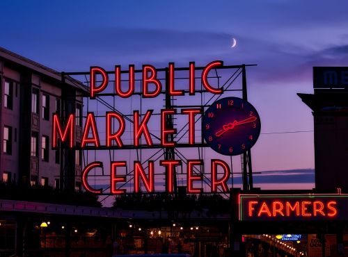 seattle washington sunset