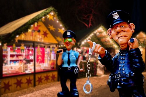 security christmas market police