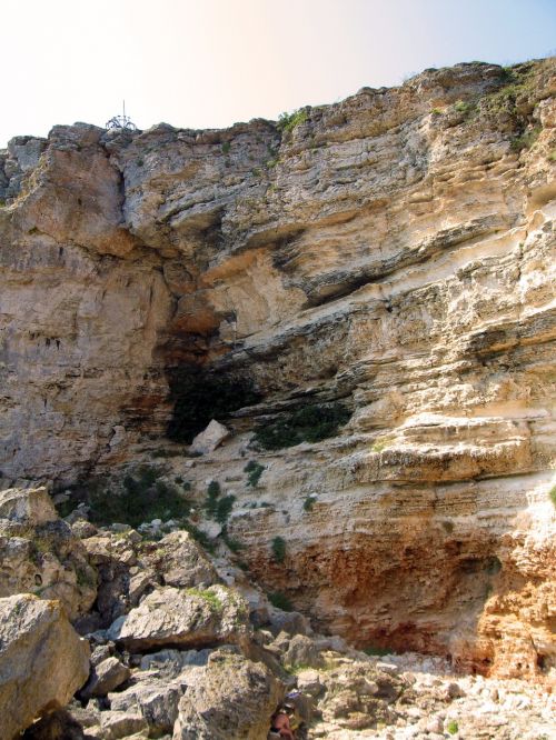 sedimentary rocks nature land
