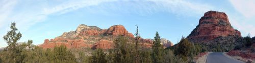 red rock sedona panoramic
