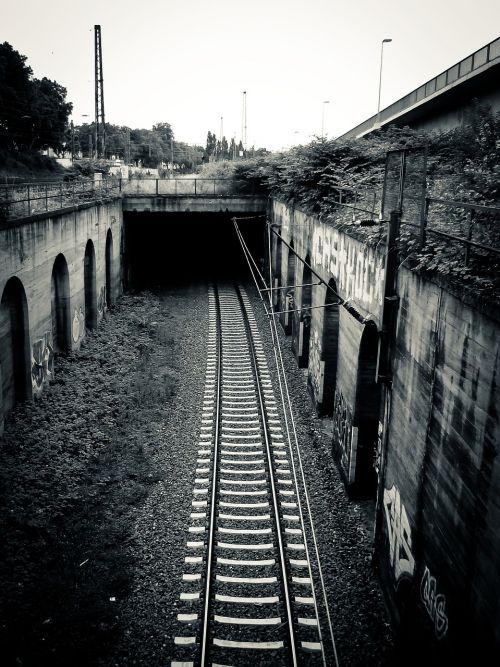 seemed tunnel railroad track