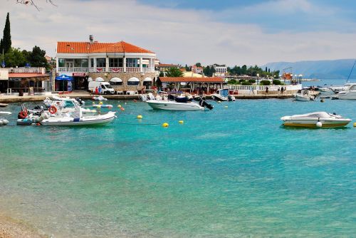 croatian coast selce port