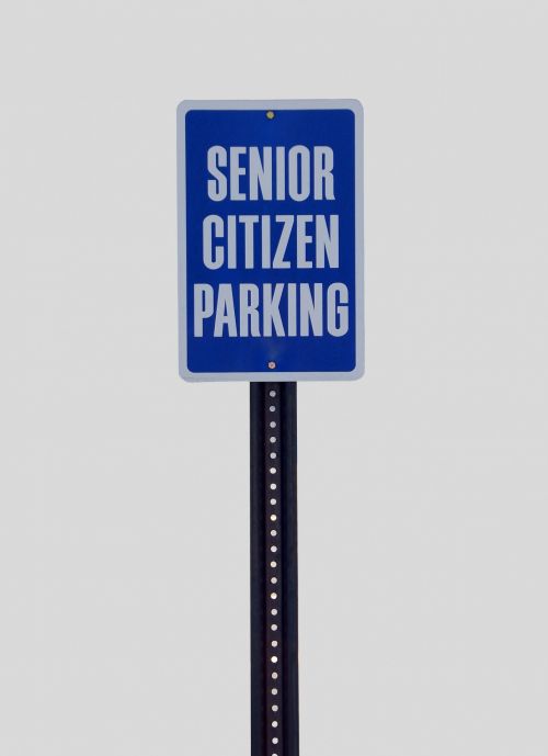 Senior Citizen Parking Sign