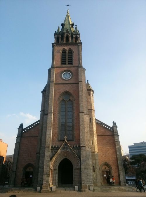 seoul myeongdong cathedral cathedral