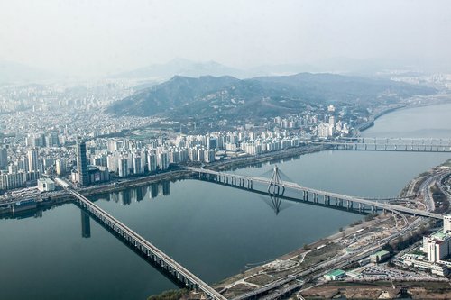 seoul  tower  view